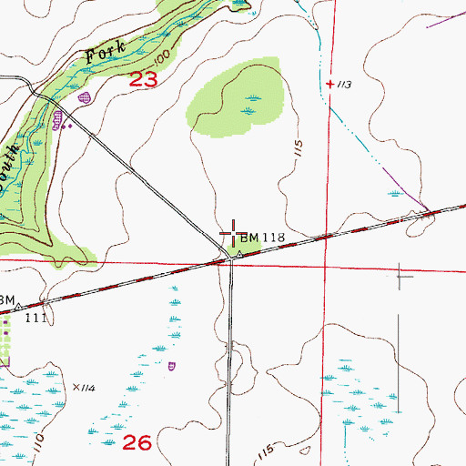 Topographic Map of Duette Volunteer Fire - Rescue Department, FL