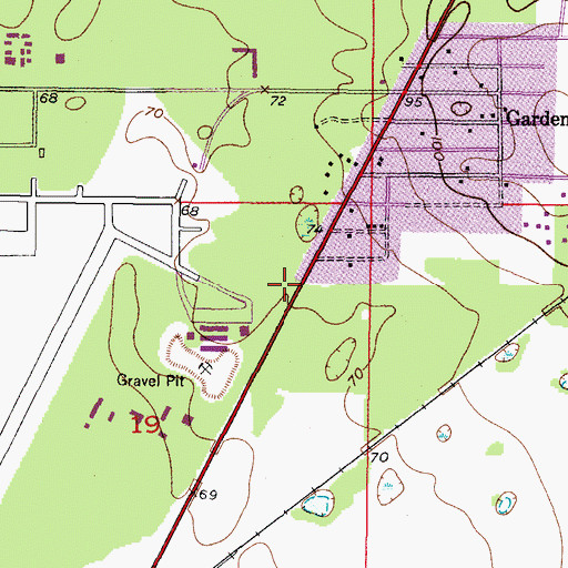 Topographic Map of Hernando County Fire Rescue Station 14, FL