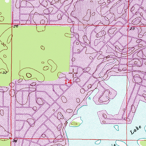 Topographic Map of Spring Hill Fire Rescue Station 2 Headquarters, FL