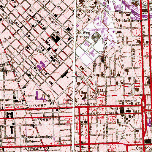 Topographic Map of New Hope Academy, MD