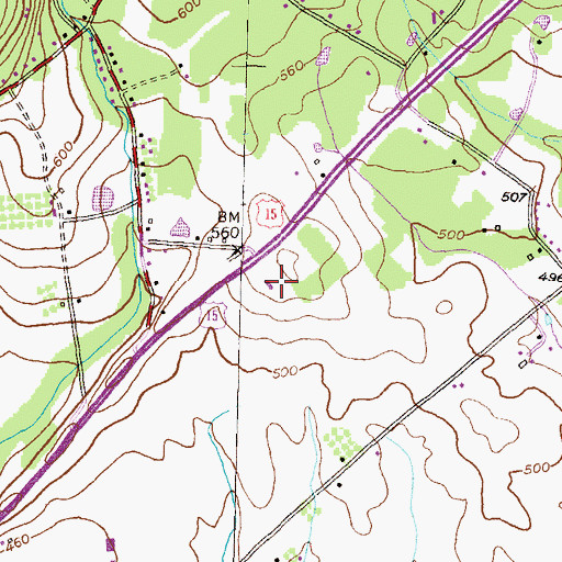 Topographic Map of Catoctin View Christian School, MD
