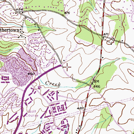 Topographic Map of Ets Chiyim School, MD