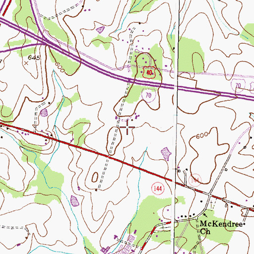 Topographic Map of Woodmont Academy Elementary School, MD