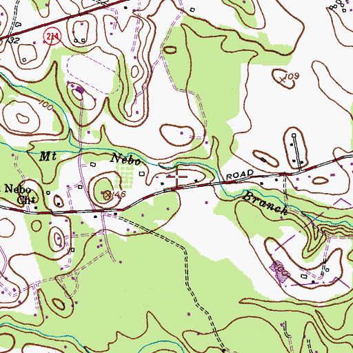 Topographic Map of Fairhaven School Elementary School, MD