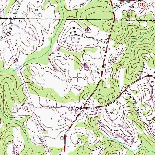 Topographic Map of Windy Hill Middle School, MD
