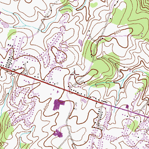 Topographic Map of Oklahoma Road Middle School, MD