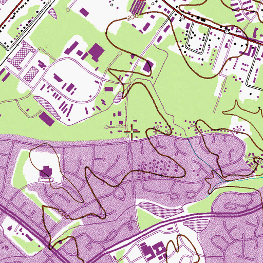 Topographic Map of Kinder Care Learning Center, MD