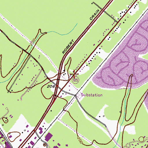 Topographic Map of Waldorf Christian Academy Kiddie College, MD