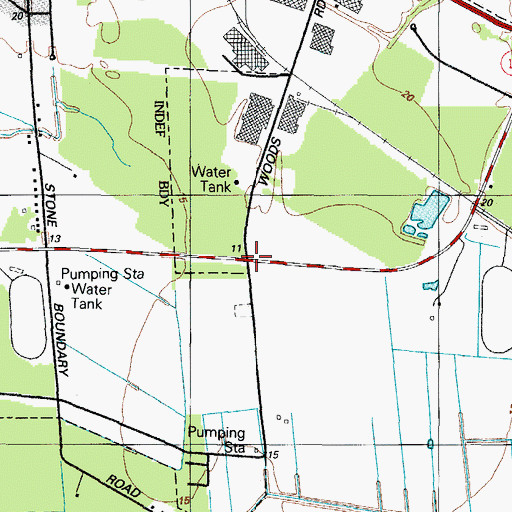 Topographic Map of Cambridge Day School Montessori Elementary School, MD