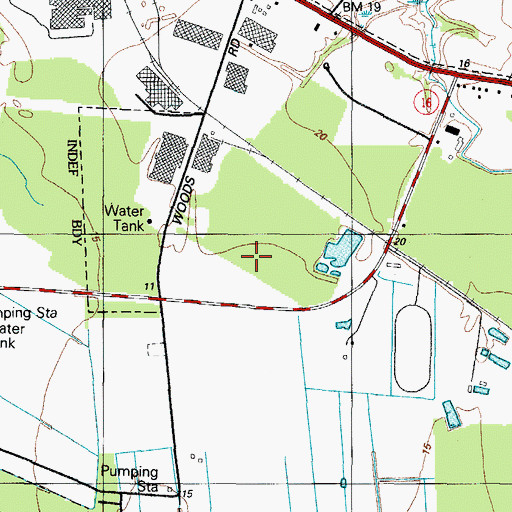 Topographic Map of The Ridge School of the Eastern Shore, MD