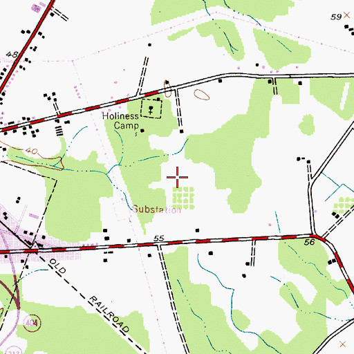 Topographic Map of Wesleyan Christian Elementary School, MD