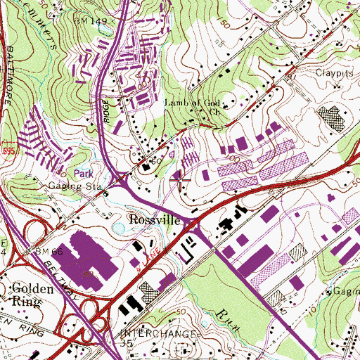 Topographic Map of Kiddie Academy Child Care Learning, MD