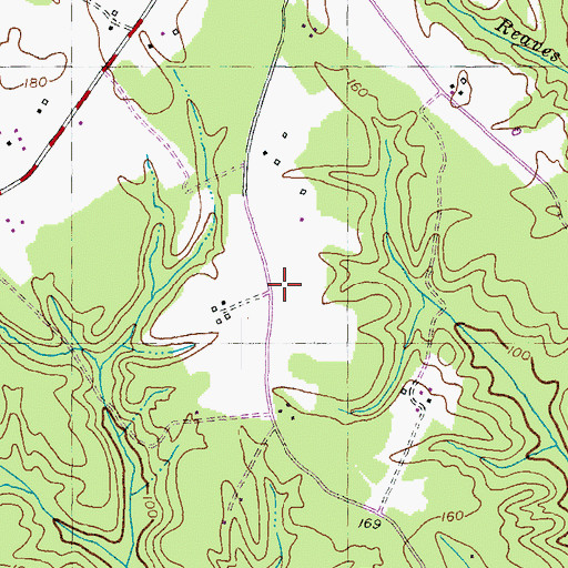 Topographic Map of Woodburn Hill Amish School, MD