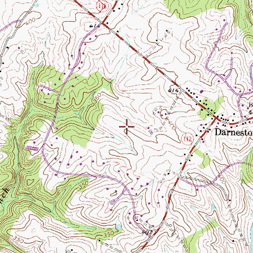 Topographic Map of Mary of Nazareth Elementary School, MD