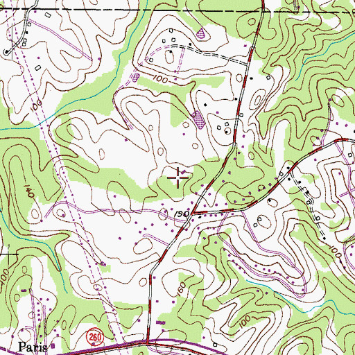 Topographic Map of Windy Hill Elementary School, MD
