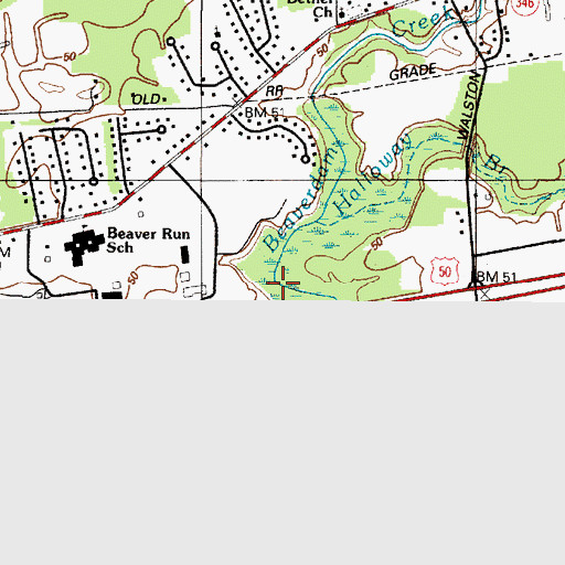 Topographic Map of Tenderheart Child Care, MD