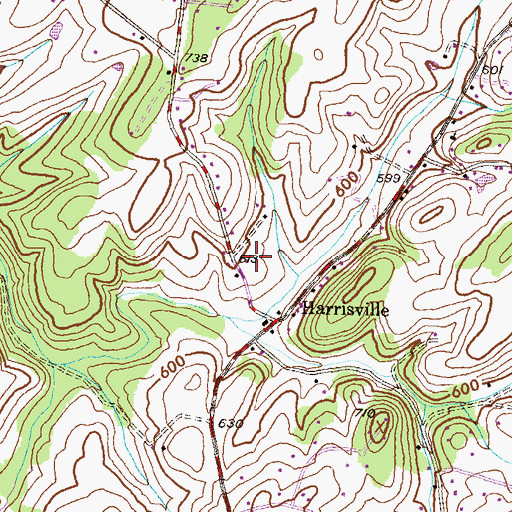 Topographic Map of Hopewell Mennonite School, MD