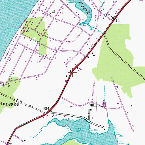 Topographic Map of Christ Church Episcopal School, MD