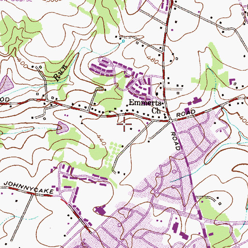 Topographic Map of Dogwood Elementary School, MD