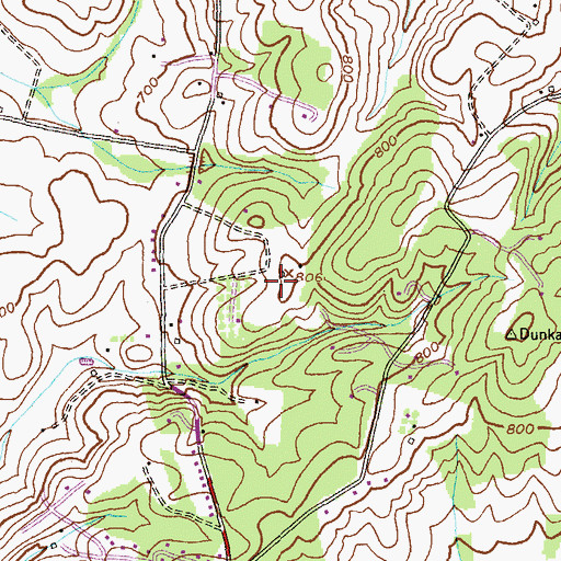 Topographic Map of The Montessori School of Westminster, MD