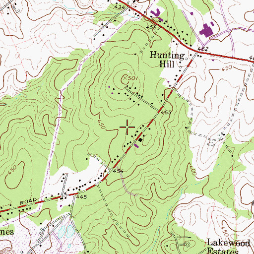 Topographic Map of Academy Child Development Center, MD