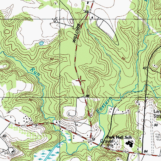 Topographic Map of Bay Montessori, MD