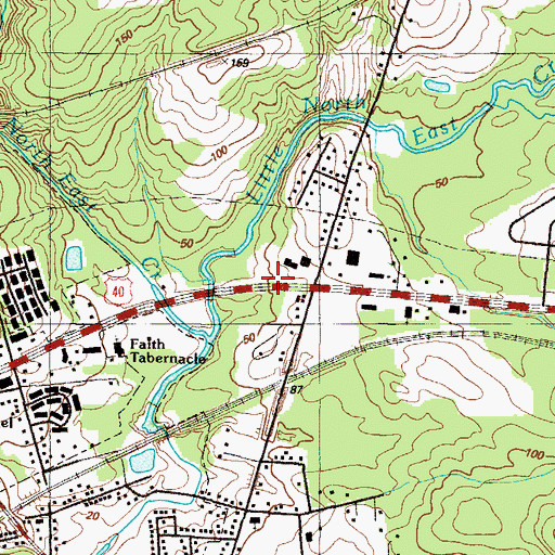 Topographic Map of Tendercare Learning Center, MD