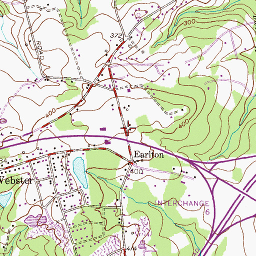 Topographic Map of Bethel Christian Academy, MD