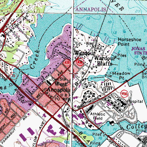 Topographic Map of The Learning Community, MD