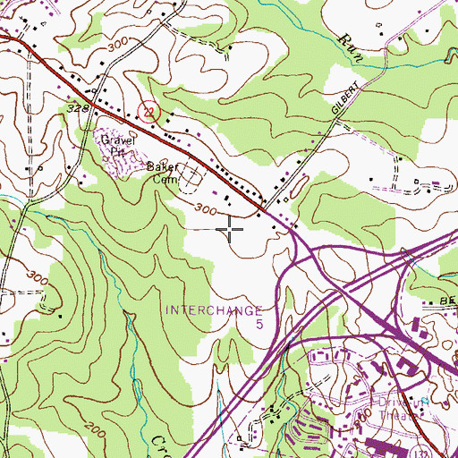 Topographic Map of Higher Education Applied Technology Center, MD
