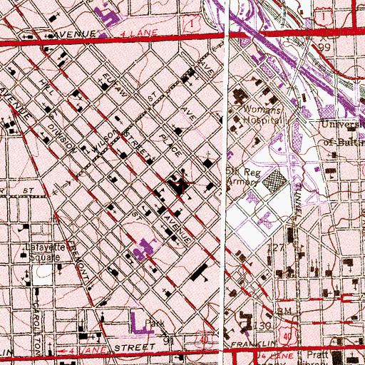 Topographic Map of Renaissance Academy, MD