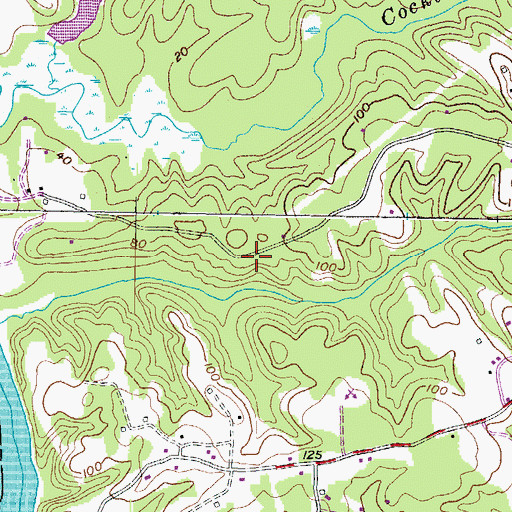 Topographic Map of Kings Landing Academy Day School, MD