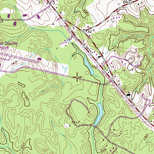 Topographic Map of Southern Maryland Higher Education Center, MD