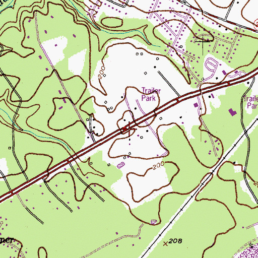 Topographic Map of South Potomac Church Preschool, MD