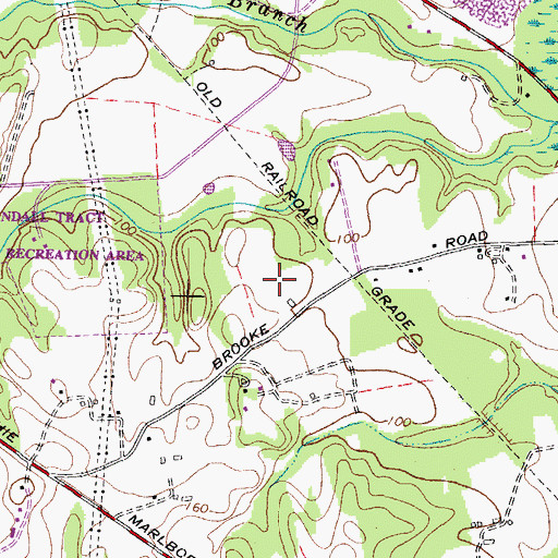 Topographic Map of Doctor Henry A Wise Junior High School, MD