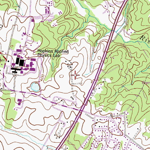 Topographic Map of Tai Sophia Institute, MD