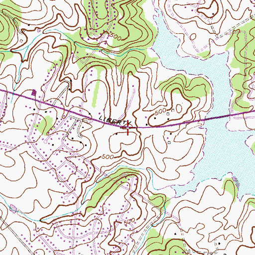 Topographic Map of Saint Stephen's Classical Christian Academy, MD