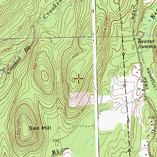 Topographic Map of WTVU-TV (New Haven), CT