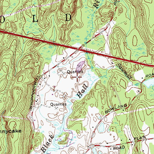Topographic Map of Town of Old Lyme, CT