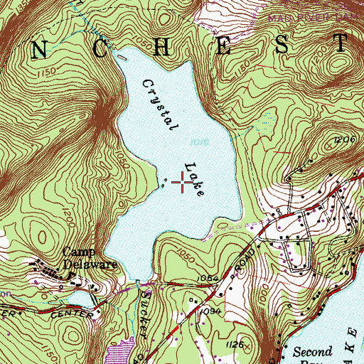 Topographic Map of Town of Winchester, CT