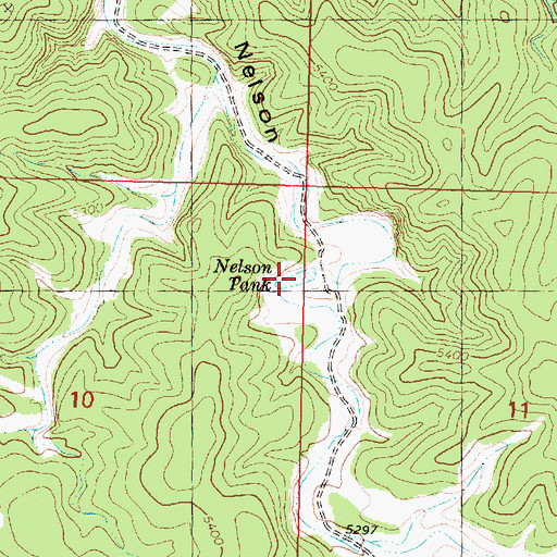 Topographic Map of Nelson Tank, AZ