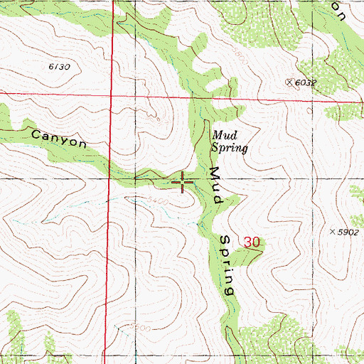 Topographic Map of Orejana Canyon, AZ