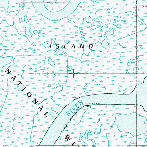 Topographic Map of Cedar Gut, DE