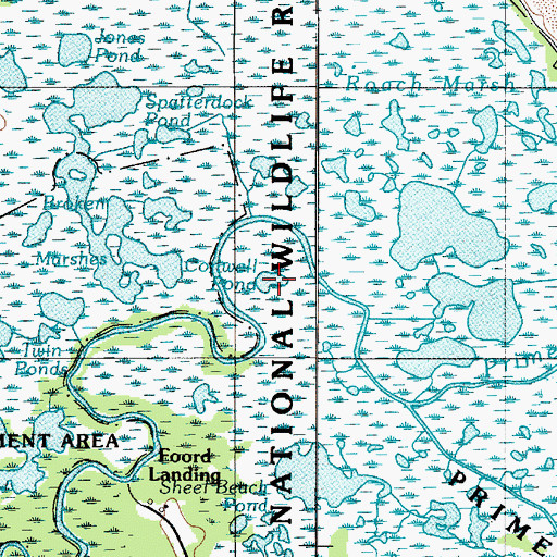 Topographic Map of Conwell Pond, DE