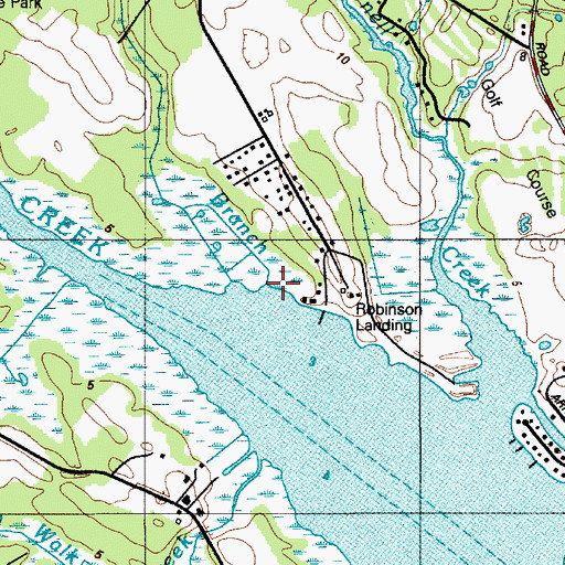 Topographic Map of Dorman Branch, DE