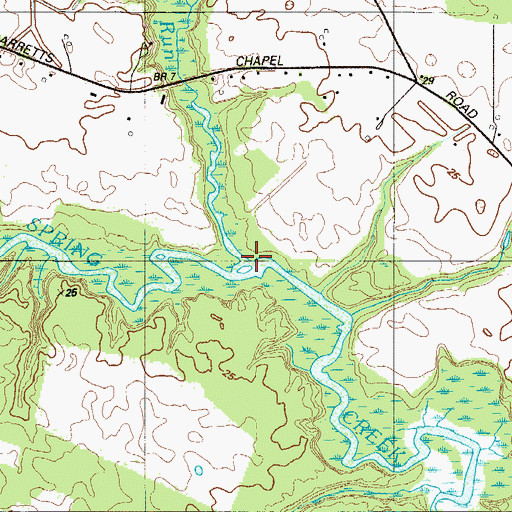 Topographic Map of Double Run, DE