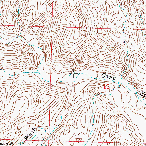 Topographic Map of Cone Wash, AZ