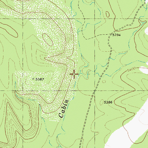 Topographic Map of Sherman Wash, AZ
