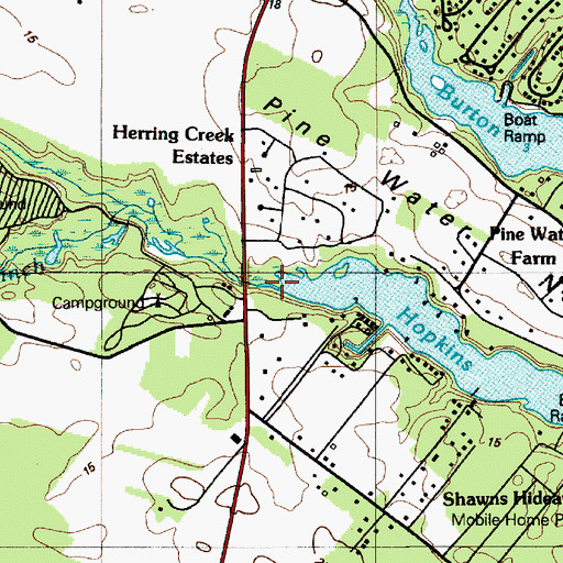 Topographic Map of Unity Branch, DE