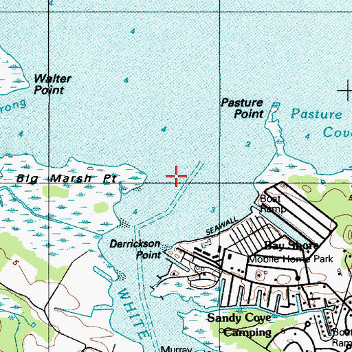 Topographic Map of White Creek, DE